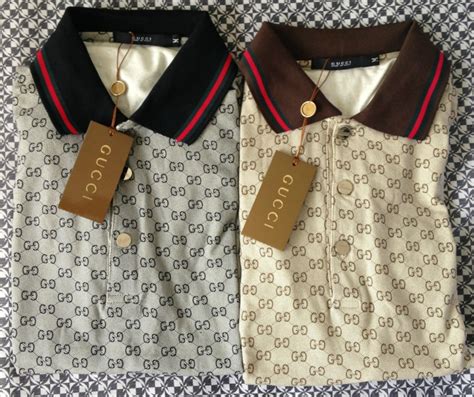 gucci polo top replica|gucci shirt checker.